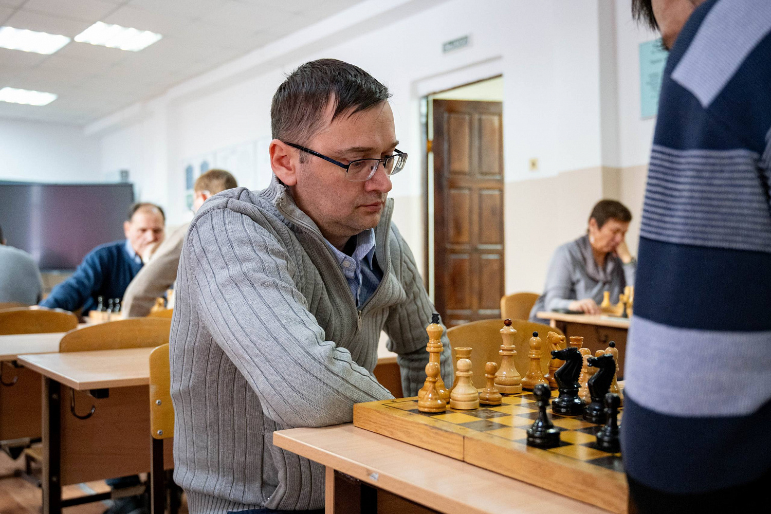 Долголеты приняли участие в соревнованиях по шахматам в ДальГАУ